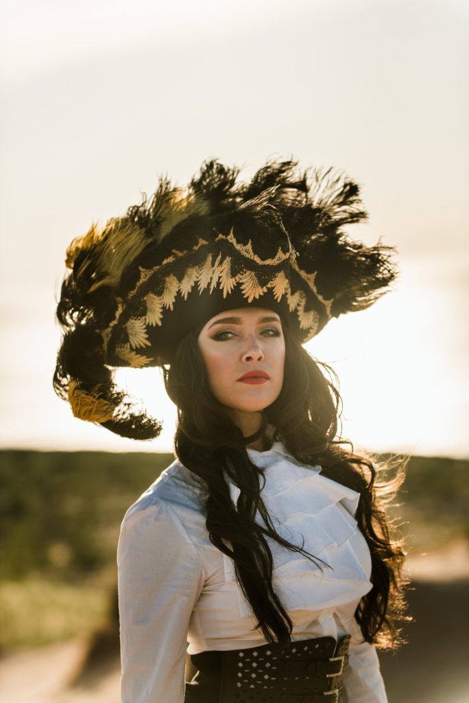 Gothic Steampunk Pirate Hat by Blackpin