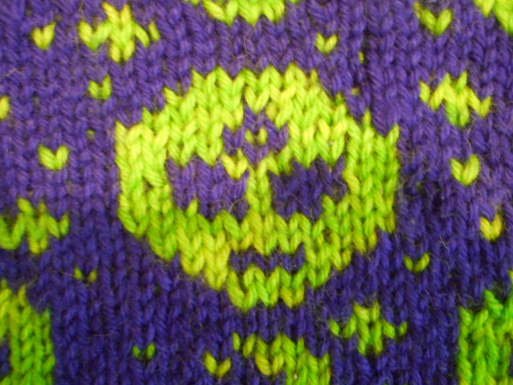I Want To Believe In Yarn Mulder Pattern Close Up 