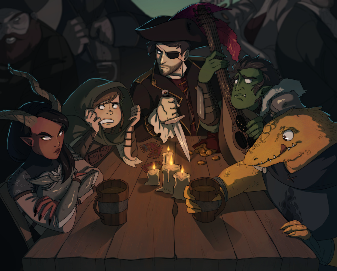 The Oxventure Guild, as Drawn by Bendix