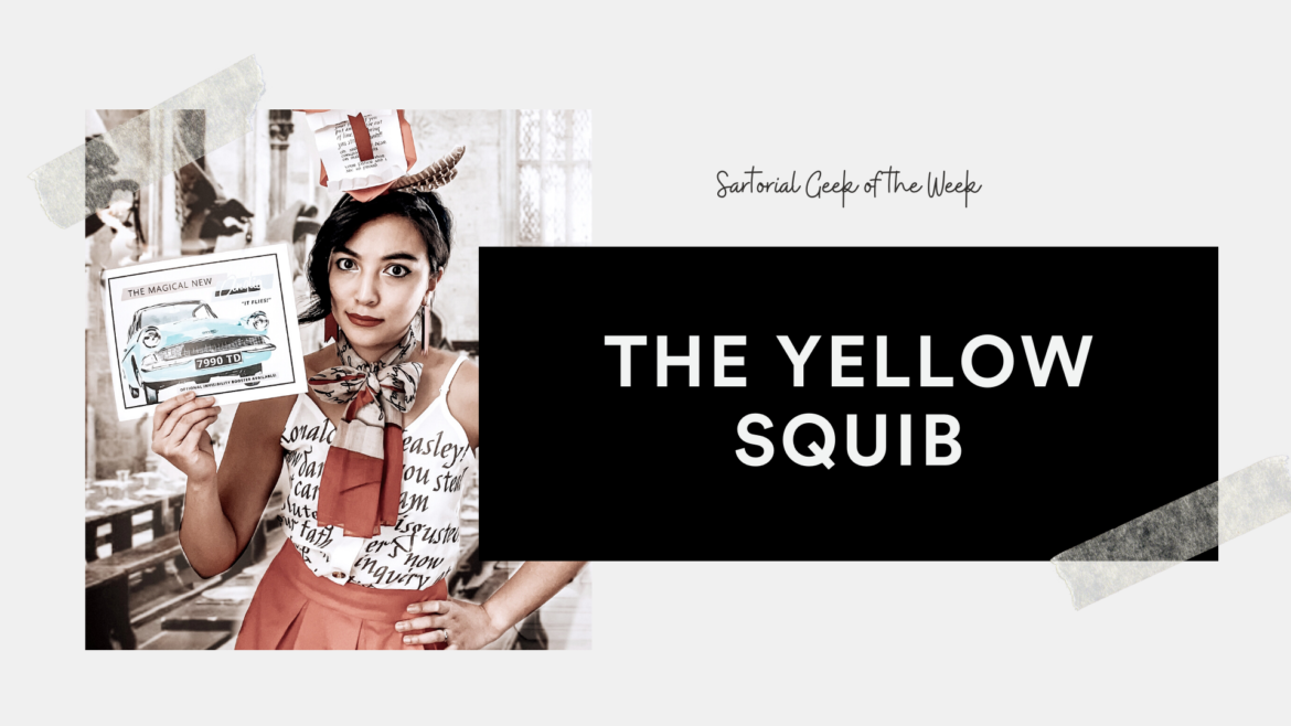 Sartorial Geek Of The Week The Yellow Squib Sartorial Geek