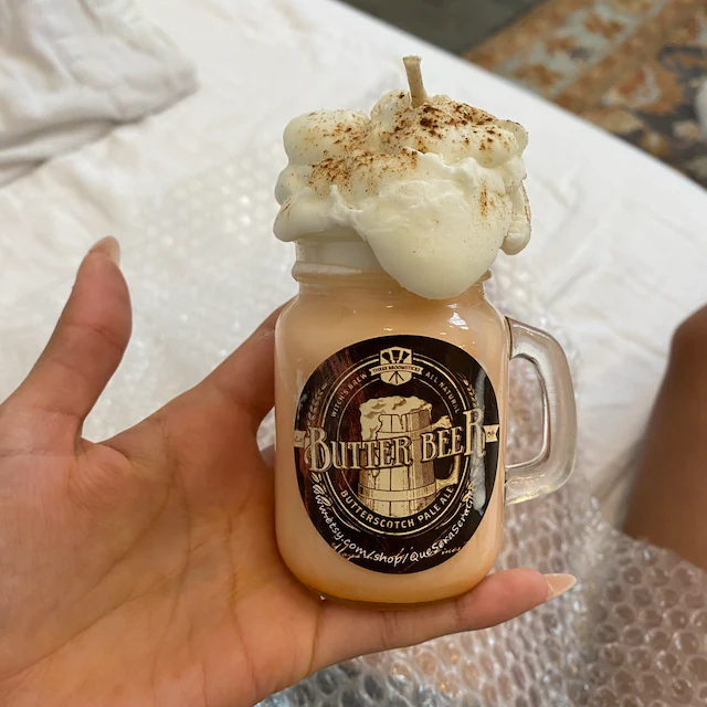 Butterbeer Harry Potter Candle Que Sera Sera Gifts